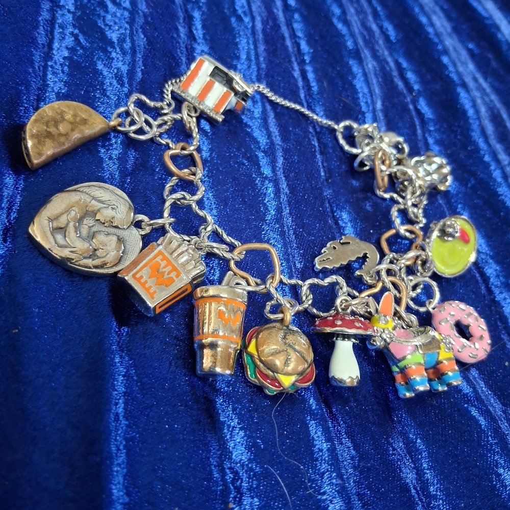 Charming Silver and Colorful Charm Bracelet James Avery